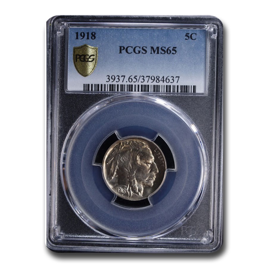 Buy 1918 Buffalo Nickel MS-65 PCGS | APMEX