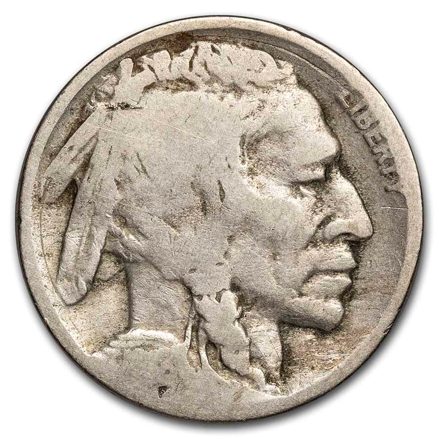 1918-D Buffalo Nickel AG