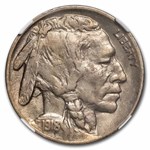 1918-D Buffalo Nickel AU-55 NGC