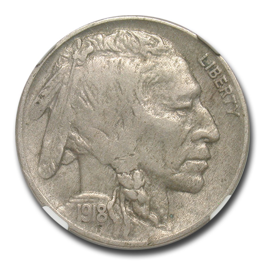 1918-D Buffalo Nickel XF-40 NGC