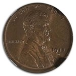 1918-D Lincoln Cent MS-64 NGC (Red/Brown)