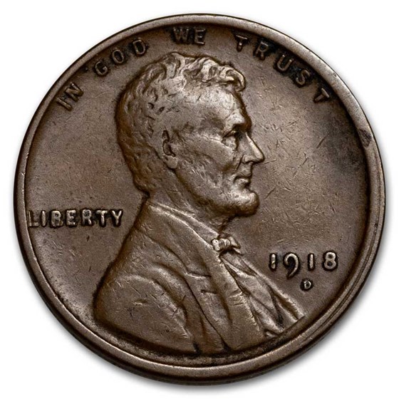 1918-D Lincoln Cent VF 1918-D Lincoln Cent VF