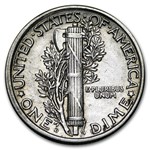 1918-D Mercury Dime AU