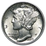 1918-D Mercury Dime BU