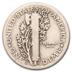 1918-D Mercury Dime Fine