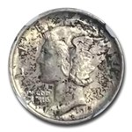 1918-D Mercury Dime MS-62 NGC (FB)