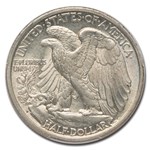 1918-D Walking Liberty Half Dollar AU-58 PCGS