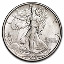 1918-D Walking Liberty Half Dollar AU