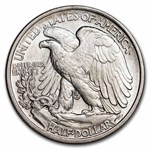 1918-D Walking Liberty Half Dollar AU