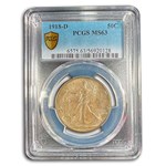 1918-D Walking Liberty Half-Dollar MS-63 PCGS