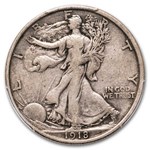 1918-D Walking Liberty Half Dollar VF-30 PCGS