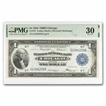 1918 (G-Chicago) $1.00 FRBN VF-30 PMG (Fr#727)