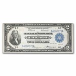 1918 (G-Chicago) $2 FRBN Battleship Very Fine (Fr#767)