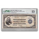 1918 (H-St. Louis) $50 FRBN Choice Fine-15 PMG (Fr#831, Comment)