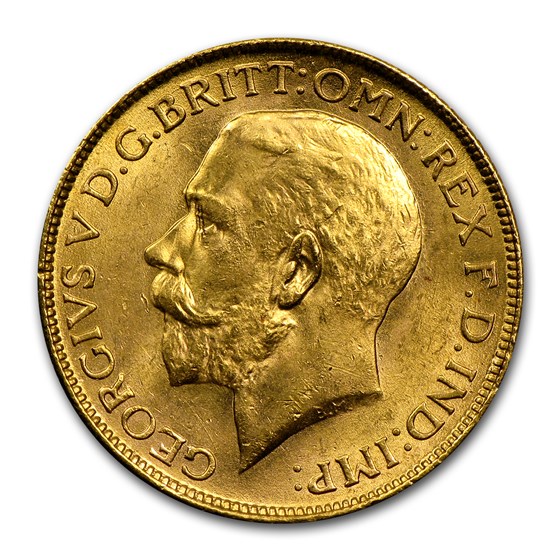 1918-I India Gold Sovereign George V BU 1918-I India Gold Sovereign George V BU