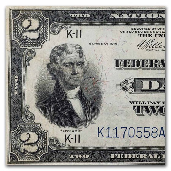 Buy 1918 (K Dallas) $2 00 FRBN Battleship VF 25 PMG (Fr#777) APMEX Buy 1918 (K Dallas) $2 00 FRBN Battleship VF 25 PMG (Fr#777) APMEX