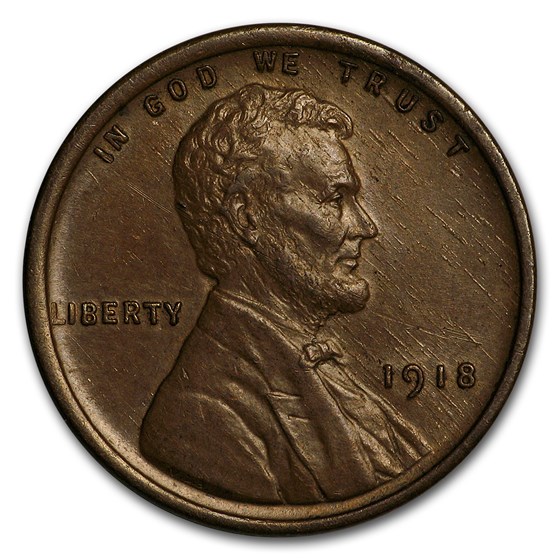 1918 Lincoln Cent BU (Brown) 1918 Lincoln Cent BU (Brown)