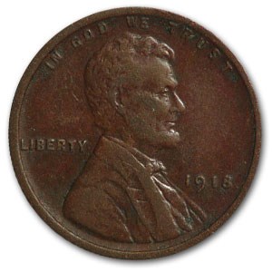 1918 Lincoln Cent XF 1918 Lincoln Cent XF