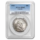 1918 Lincoln Illinois Centennial Half Dollar MS-63 PCGS