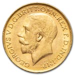 1918-M Australia Gold Sovereign George V BU