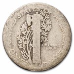 1918 Mercury Dime 50-Coin Roll Avg Circ