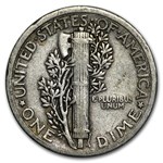 1918 Mercury Dime Fine