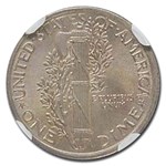 1918 Mercury Dime MS-66 NGC (FB)