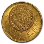 1918 Mexico Gold 20 Peso MS-65 PCGS