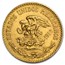1918 Mexico Gold 20 Pesos AU