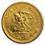 1918 Mexico Gold 20 Pesos BU