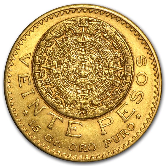 1918 Mexico Gold 20 Pesos XF