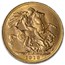 1918-P Australia Gold Sovereign George V BU