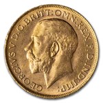 1918-P Australia Gold Sovereign George V BU