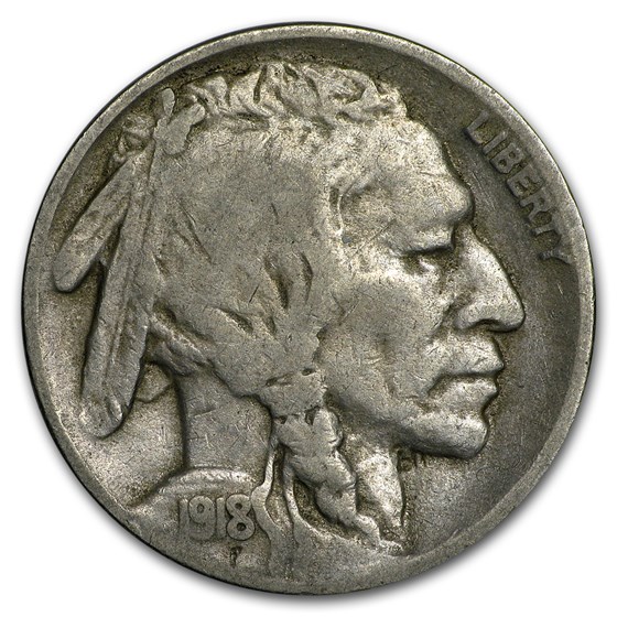 1918-S Buffalo Nickel Fine 1918-S Buffalo Nickel Fine