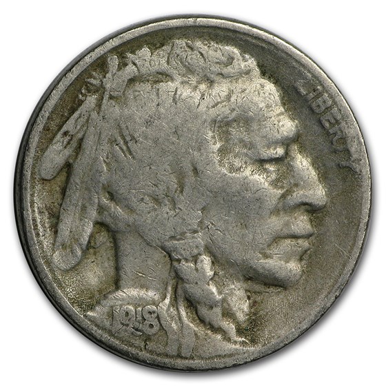 1918-S Buffalo Nickel VF 1918-S Buffalo Nickel VF