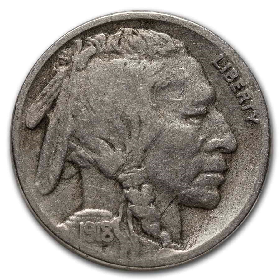 1918-S Buffalo Nickel VG
