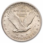 1918-S Standing Liberty Quarter AU-58