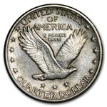 1918-S Standing Liberty Quarter AU