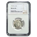 1918-S Standing Liberty Quarter MS-65 NGC (FH)