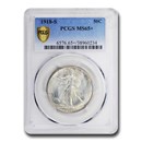 1918-S Walking Liberty Half Dollar MS-65+ PCGS (Plus) 1918-S Walking Liberty Half Dollar MS-65+ PCGS (Plus)