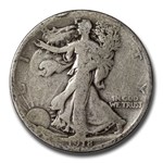 1918-S Walking Liberty Halves 20-Coin Roll Good