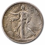1918 Walking Liberty Half Dollar AU-53 PCGS CAC