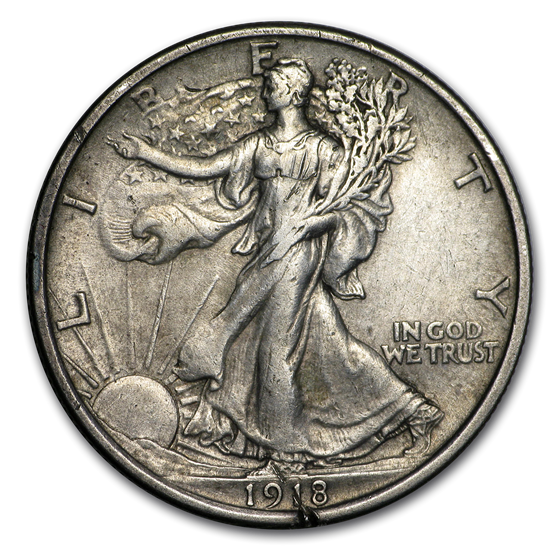 1918 Walking Liberty Half Dollar AU (Details) 1918 Walking Liberty Half Dollar AU (Details)