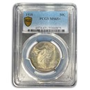 1918 Walking Liberty Half Dollar MS-65+ PCGS
