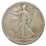 1918 Walking Liberty Half Dollar VF-20 NGC