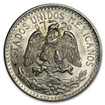 1919-45 Mexico Silver 50 Centavos Cap & Ray Avg Circ (ASW .1929)