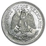 1919-45 Mexico Silver 50 Centavos Cap & Rays AU/BU (ASW .1929)