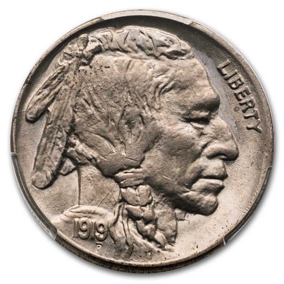1919 Buffalo Nickel MS-64 PCGS 1919 Buffalo Nickel MS-64 PCGS