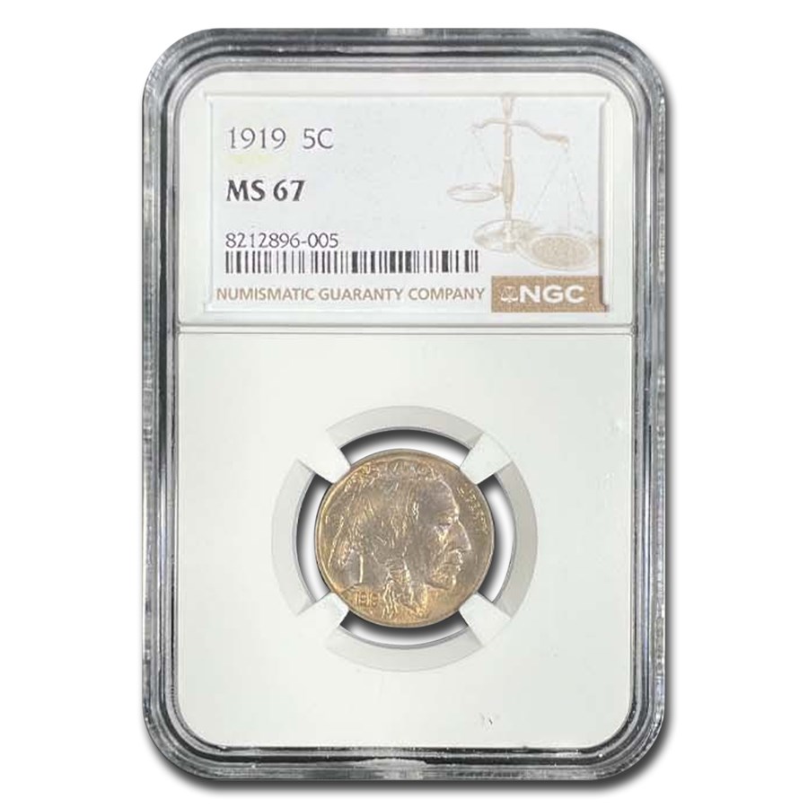 1919 Buffalo Nickel MS-67 NGC