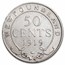 1919-C Newfoundland Silver 50 Cents George V VG